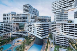 The Interlace, Singapore, by OMA/Buro Ole Scheeren. The residential development has been named World Building of the Year 2015 at the World Architecture Festival
