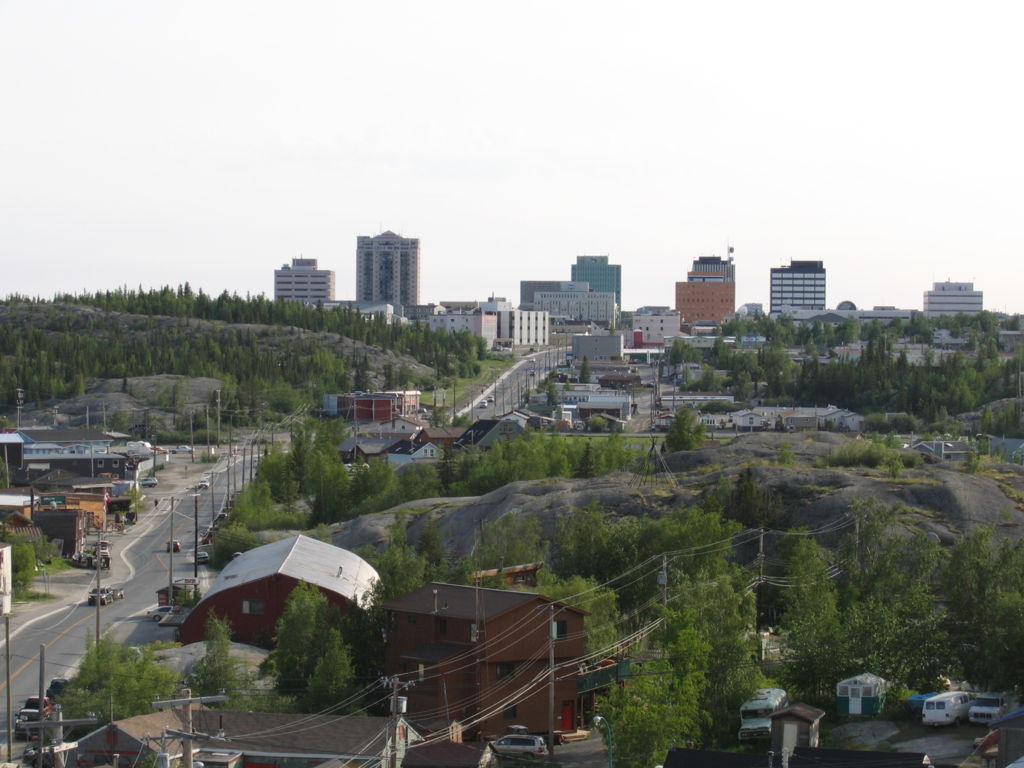 The impact of climate change on roads and other crucial structures in Canada's North is likely to be even greater than feared, says new detailed research. A view of downtown Yellowknife. Photo by Trevor MacInnis via Wikimedia Commons.
