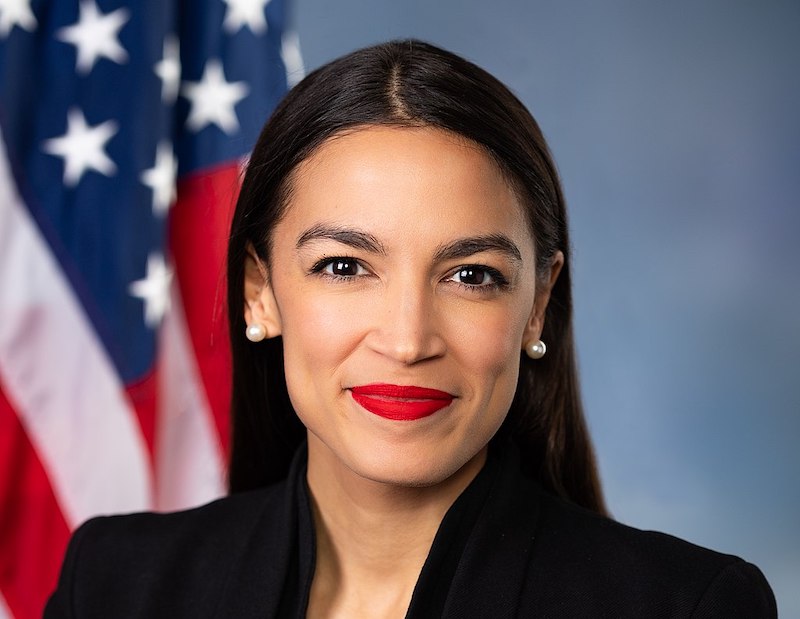 South of the border, lawmaker Alexandria Ocasio-Cortez is leading the charge for the landmark Green New Deal policy. Photo via US House of Representatives.