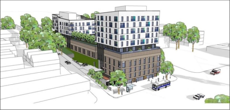 A rendering of the proposed facility. Image via City of Vancouver.