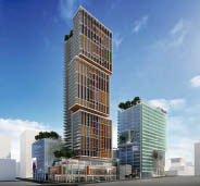 A rendering for the new TELUS Garden in Vancouver illustrates how an enlightened client can sponsor architectural innovation. Henriquez Partners Architects