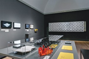 HypoSurface is a tessellated wall that moves in a fluid, wave-like manner in response to computer input.