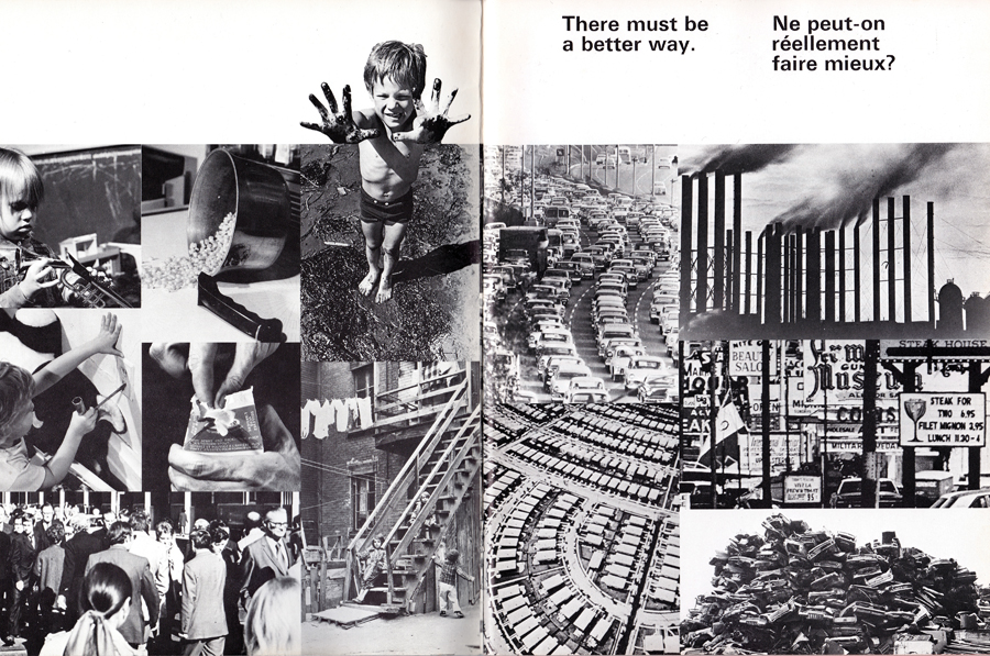 a spread from a National Design Council publication advocating for a Canada-wide design strategy.
