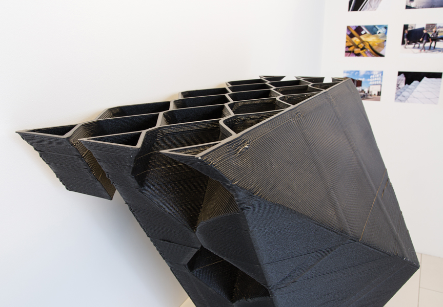 After final assembly, hollows inside the plastic components will be filled with concrete.