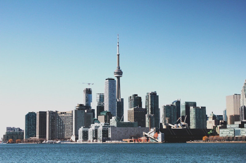 New data shows that Toronto home sales are up compared to a year ago. Photo by Janelle Hewines via Unsplash.