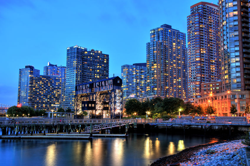 Long Island City skyline. Photo by King of Hearts via Wikimedia Commons.