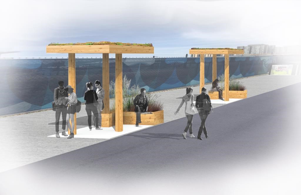 UBC students are investigating the viability of wooded canopies as bus shelters.