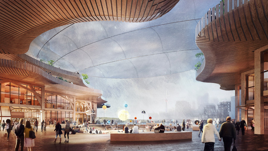 The Ontario government and the City of Toronto are working on developing data governance strategies in the wake of concerns about Sidewalk Toronto's Quayside project. Image via Sidewalk Labs.
