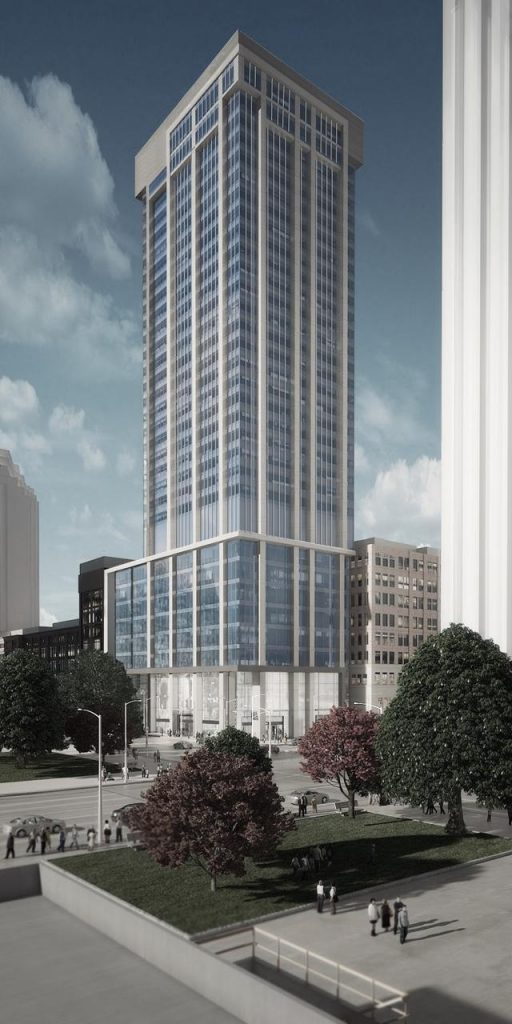 A rendering of the completed project. Image via Avison Young.