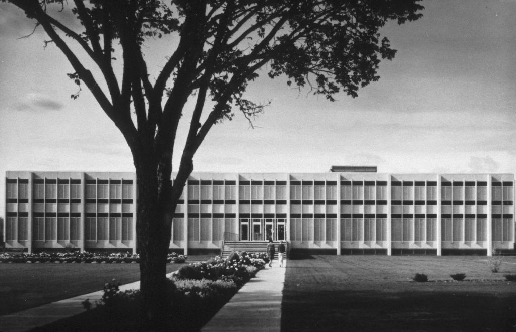 The John A. Russell Building at the University of Manitoba. Photo via Winnipeg Architecture Foundation.