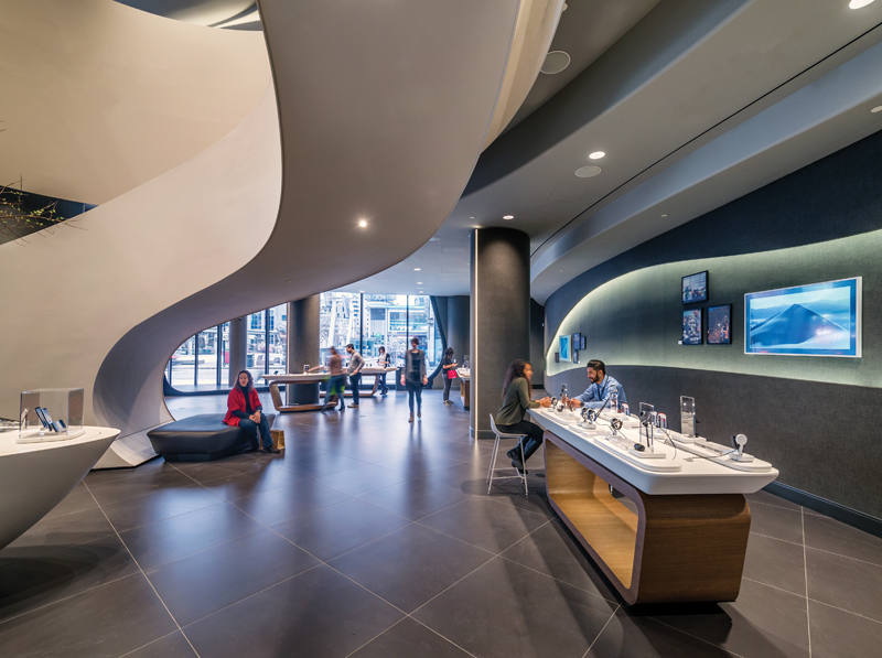 Samsung Experience Store, Quadralngle