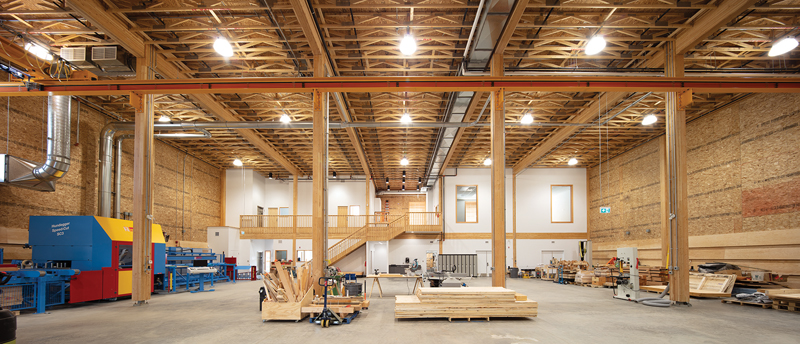 The Wood Innovation Research Laboratory in Prince George is the first North American university building to meet the Passive House standard.