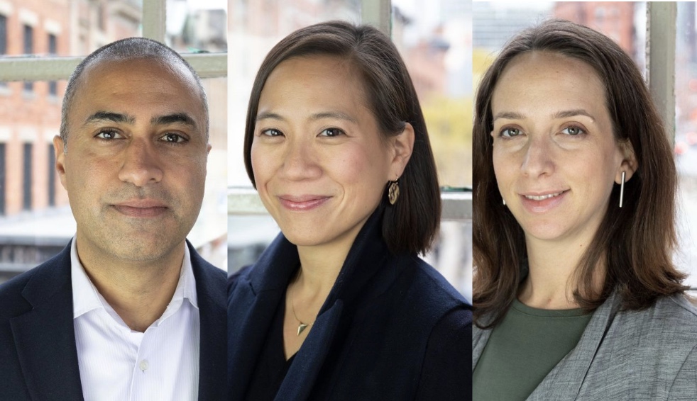 Sony Rai, Shonda Wang, and Liana Bresler (l-r). Images via SvN Architects + Planners