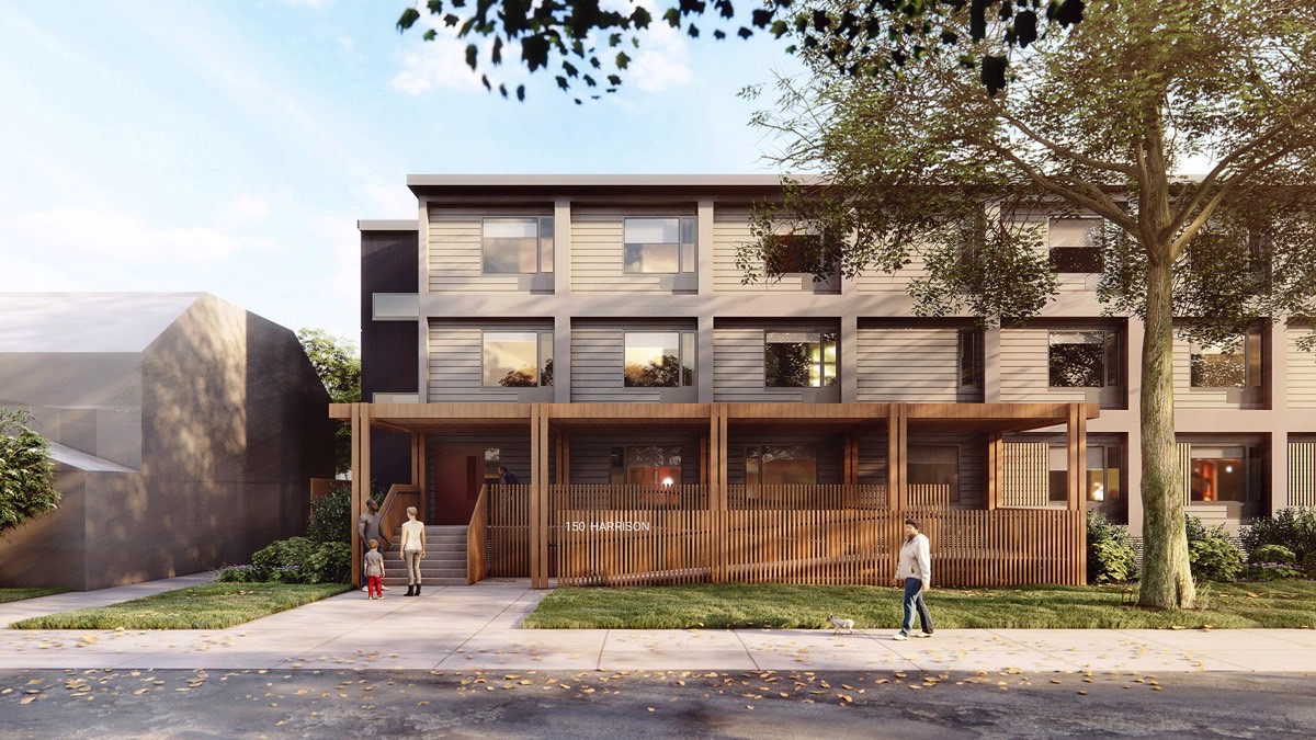 Montgomery Sisam Architects designs the Modular Supportive Housing Initiative