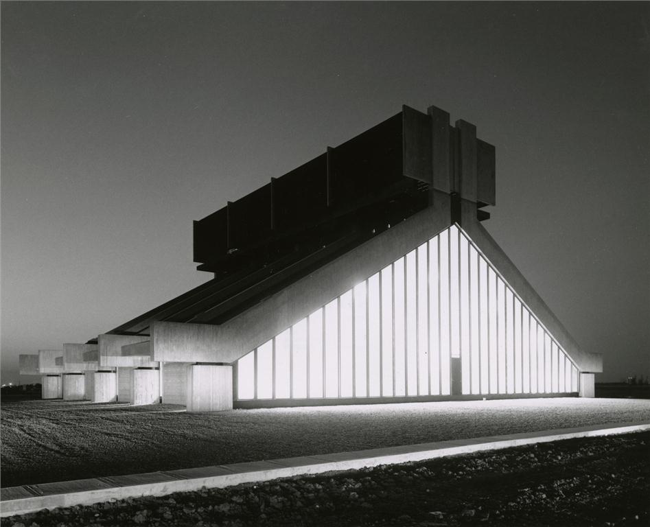 the university of regina's heating and cooling plant by clifford wiens, winner of the prix du XXe sicle award in 2011. photo: university of manitoba archives & special collections - henry kalen fonds.