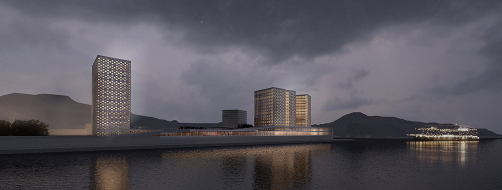 A competition entry for the new terminal at Keelung Port, Taipai, Taiwan.