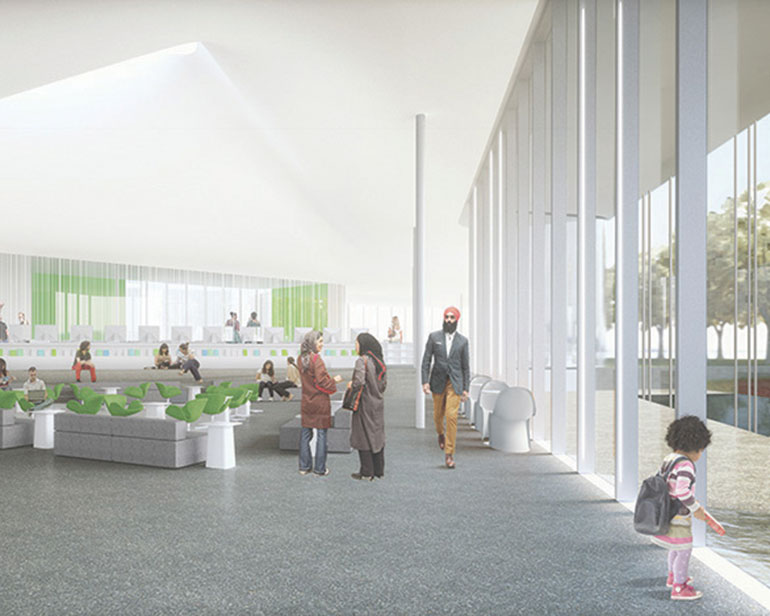 Springdale Library And Neighbourhood Park Canadian Architect