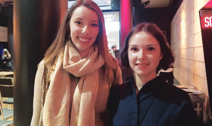 Winners Kristen Smith (left) and Marie-Pier Bourret-Lafleur (right). | Les lauréates Kristen Smith (à gauche) et Marie-Pier Bourret-Lafleur (à droite).