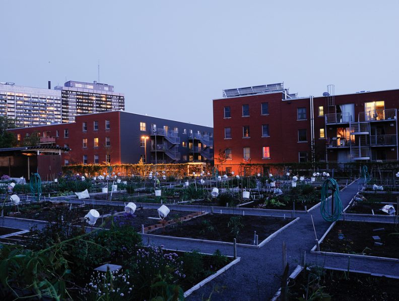 L’Oeuf Architects has designed a number of affordable housing developments in Montreal’s Benny Farm. Photo by Holcim Foundation, Nikkol Rot