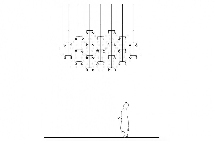 Letter Cloud by Julia Jamrozik and Coryn Kempster