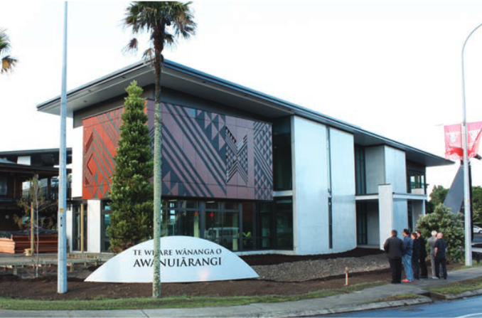 Te Whare Wananga o Awanuiarangi, Whakatane cam-pus (institute of higher learning). Photo: designTRIBE