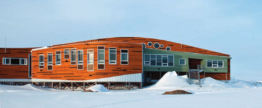 View of Piqqusilirivvik in Clyde River, Nunavut. Photo: Dave Brosha