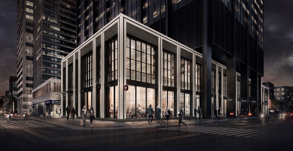 Rendering of Buca at Yonge + st. Clair. Image via Gensler