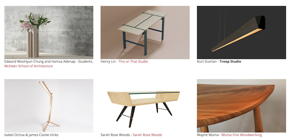 2017 IIDEX Woodshop Winners