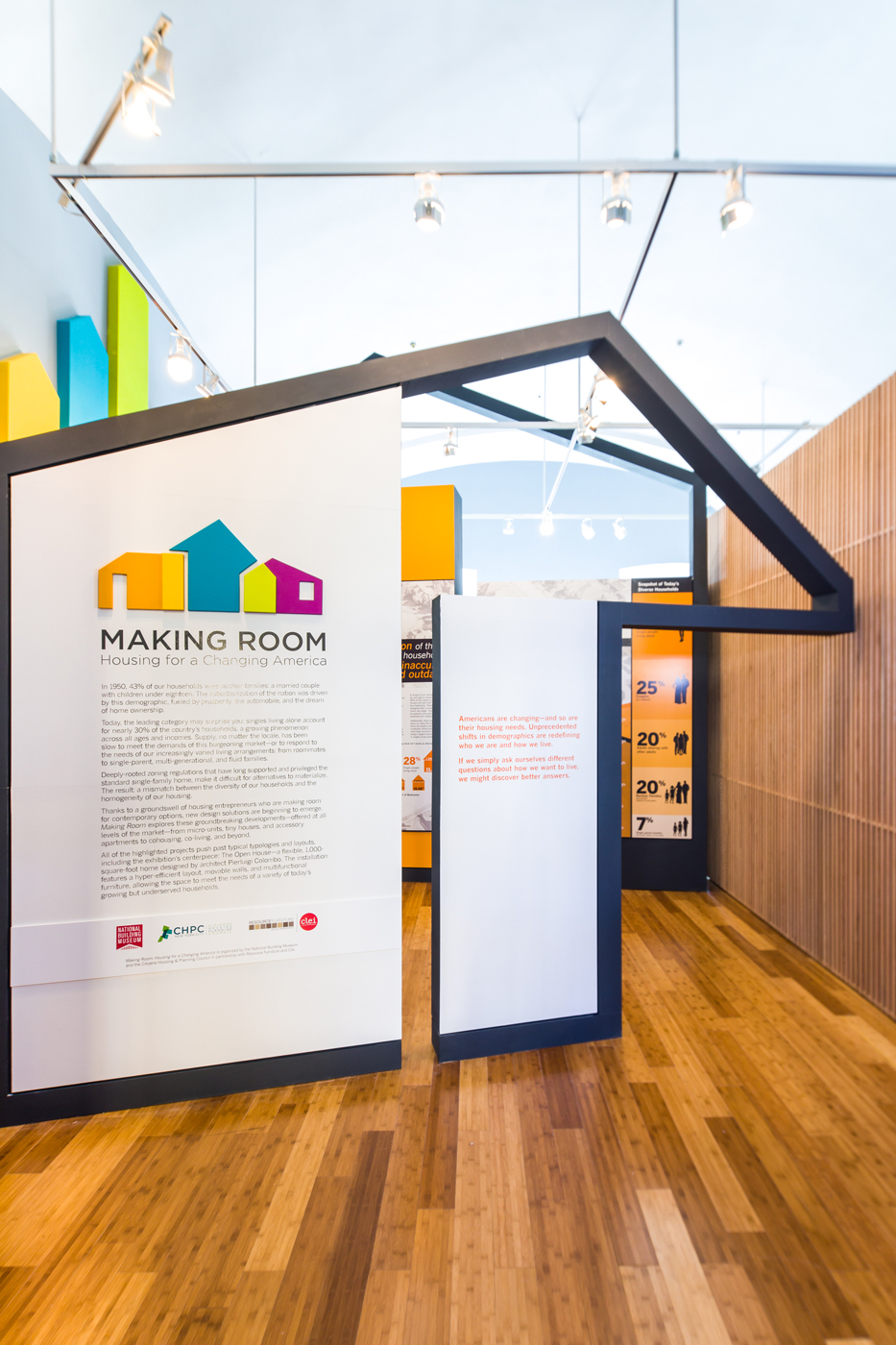 Making Room: Housing for a Changing America. Photo by Yassine El Mansouri via National Building Museum.