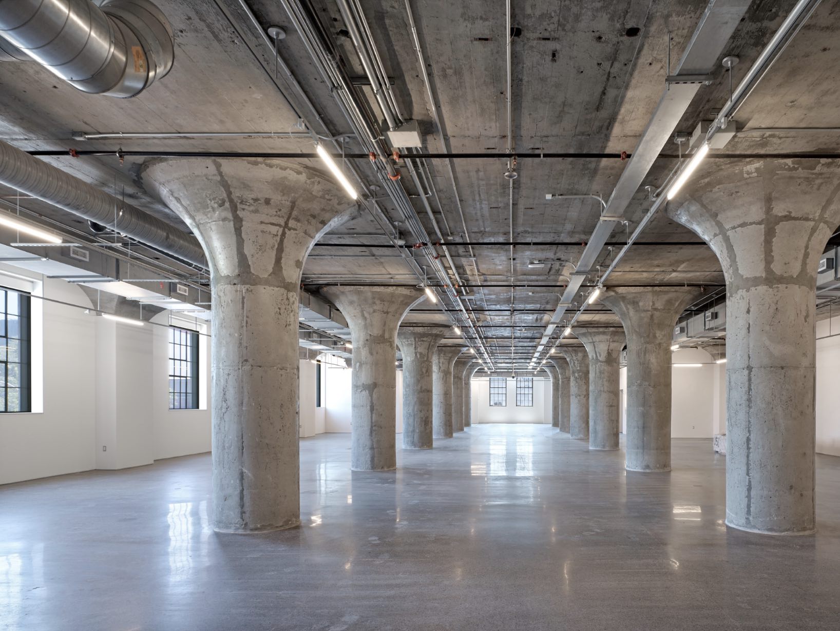 The MOCA interior, awaiting the first exhibitions. Photo by Ben Rahn / A-Frame.
