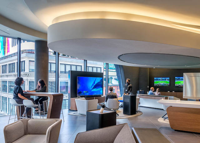 Samsung Experience Store, CF Eaton Centre, Quadrangle Architects, Toronto