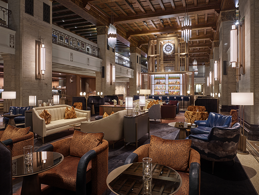 Fairmont Royal York Meet by the Clock Canadian Interiors