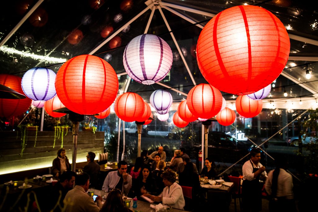 Cassia restaurant just up from the beach off Santa Monica Boulevard