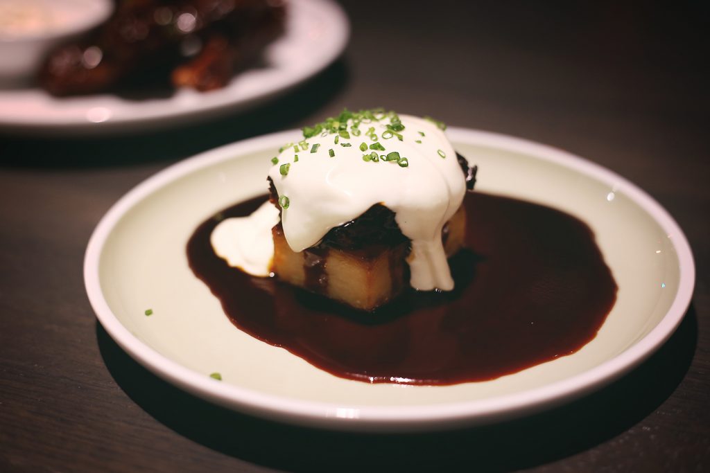 Lamb poutine at feast + revel, the Andaz Ottawa ByWard Market’s signature restaurant