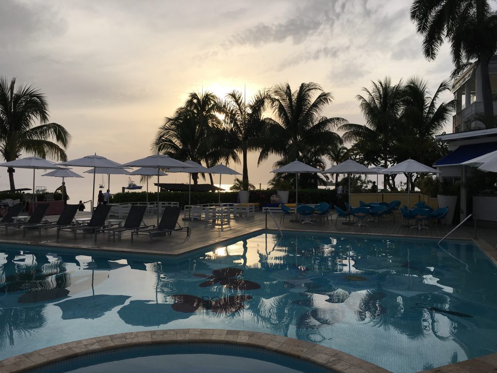 Seven Mile Beach Azul Beach Resort Negril Jamaica pool sunset