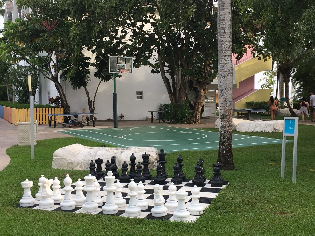 Chess, ping pong basket ball Jamaica Azul Beach Resort Negril
