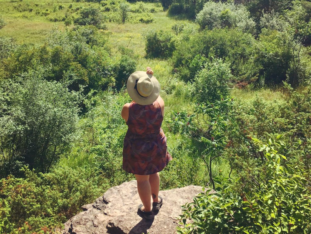 Nuu-muu exercise dress, fitzroy provincial park