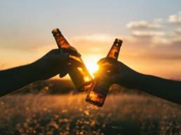 Drinking under the sun