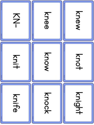 Preview of Word cards