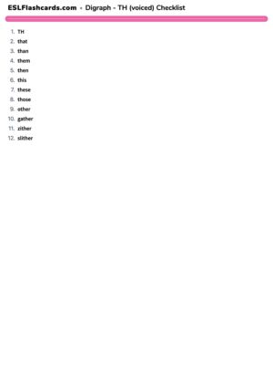Preview of Checklist