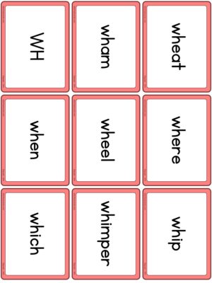 Preview of Word cards
