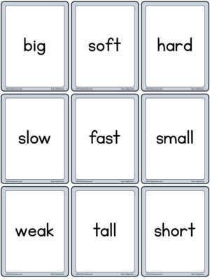 Preview of Words only, Small