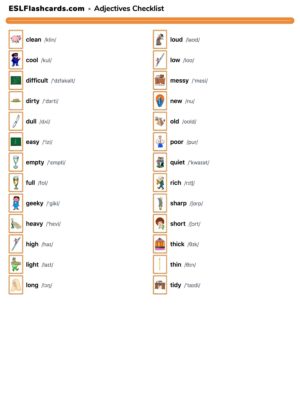 Preview of Checklist,