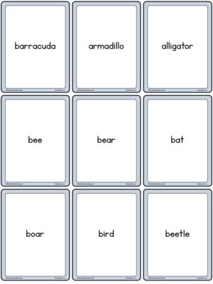 Preview of Words only, Small