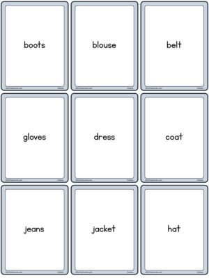Preview of Words only, Small