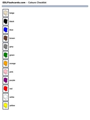 Preview of Checklist,