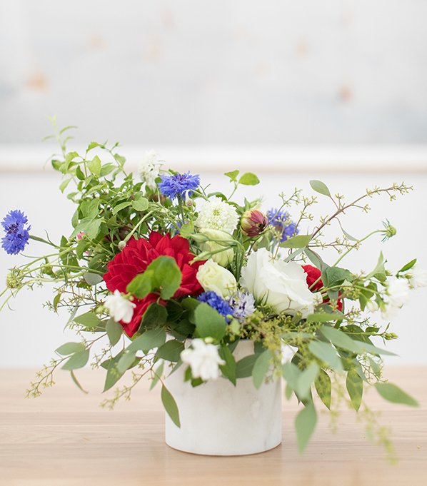 DIY your 4th of July arrangements