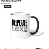 Artist Dina Goldstein Merchandise at Studio Idan Paris Desperate Darwin mug