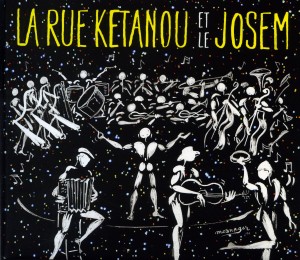 On voit une orchestre en baton d'allumettes