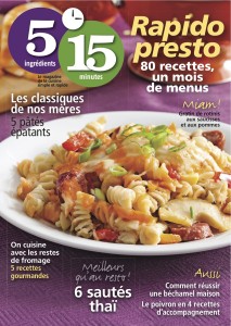Magazine 5-15 5 ingrédients – 15 minutes : 80 recettes rapido presto